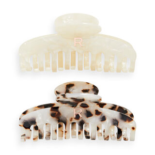 Revolution Haircare Acetate Claw Clip Tortoiseshell/ Ivory