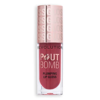 Revolution Pout Bomb Plumping Gloss Wild Mauve Pink