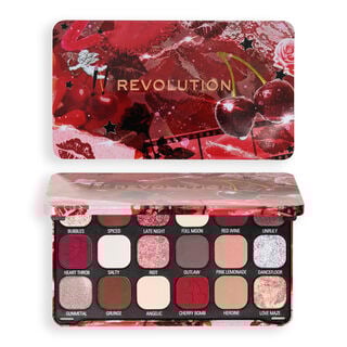 Revolution Forever Flawless Eyeshadow Palette Cherry Rebel Red
