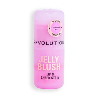 Revolution Jelly Blush Stick Lip and Cheek Stain Strawberry Pink